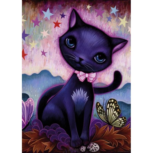 Czarny kot, Ketner - Sklep Art Puzzle